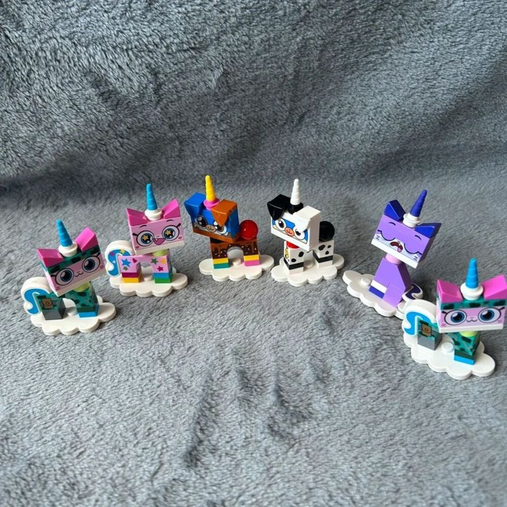 Lego UniKitty 41775 Minifigures Series 1 Set of 6( one being a duplicate)